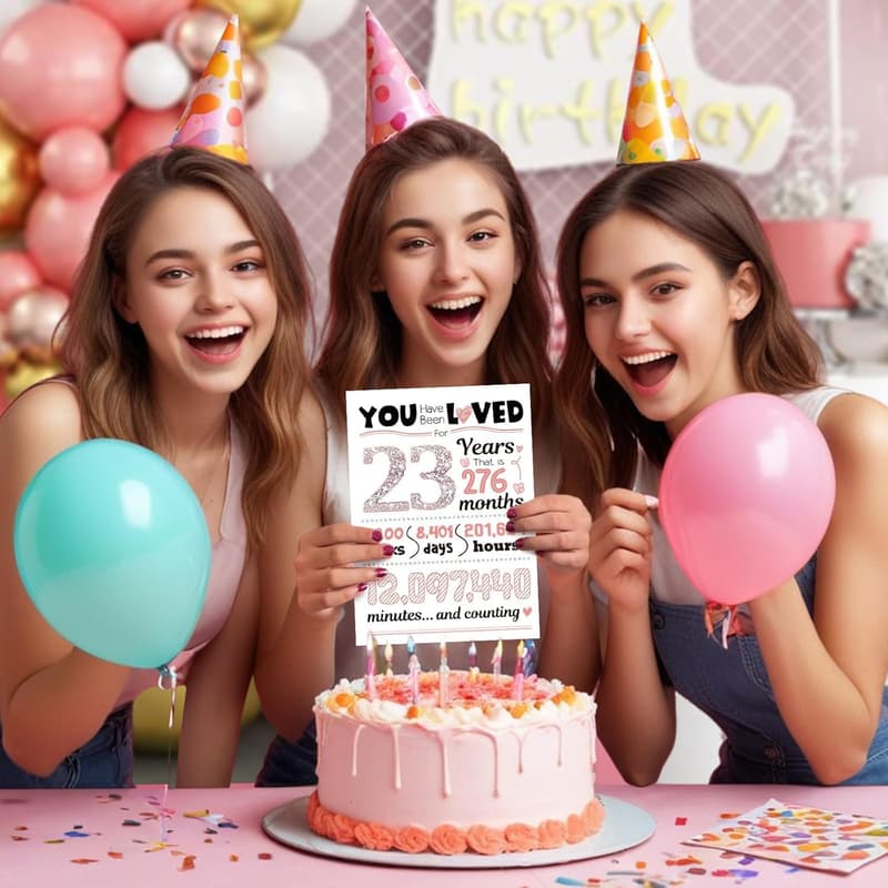 23rd Birthday Funny Greeting Card for Women