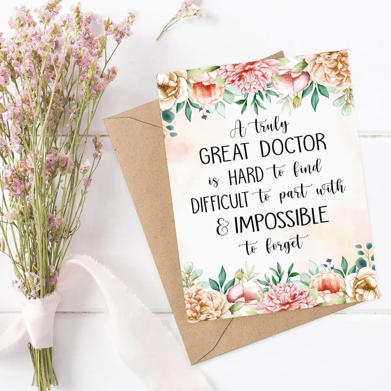 Farewell Card for Doctors - 
