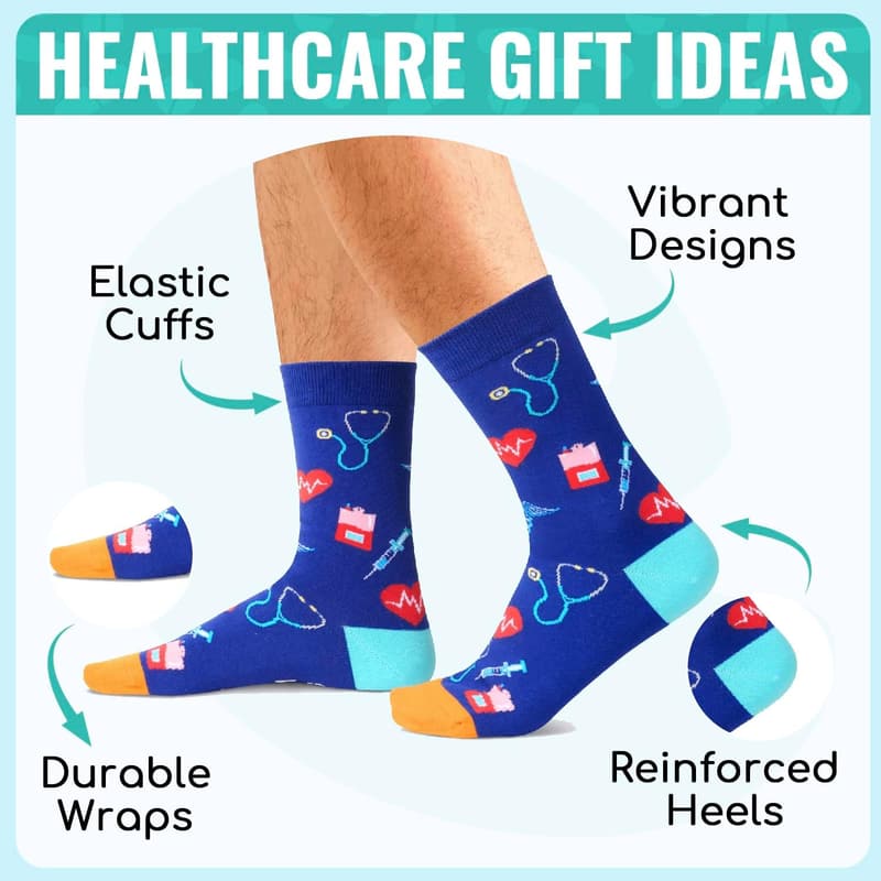 Get Well Soon Socks for Cancer Recovery & Physical Therapy