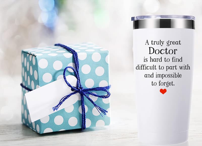 Great Doctor Tumbler Gift - 20 oz for Doctors, White