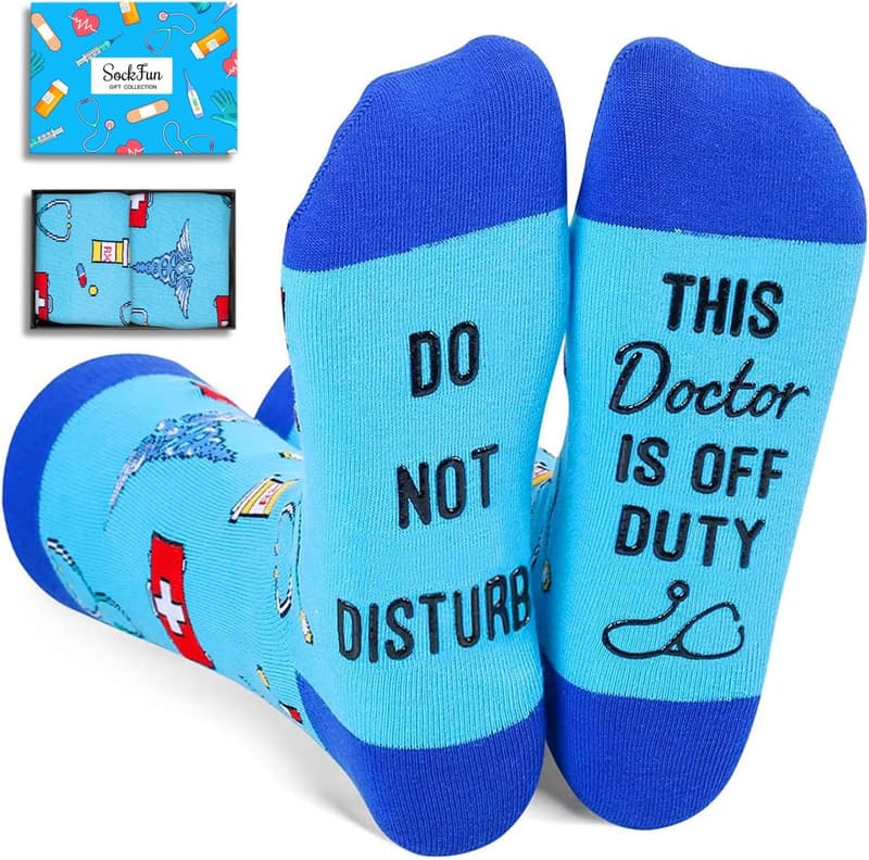 Funny Gift Socks for Nurses and Healthcare Professionals