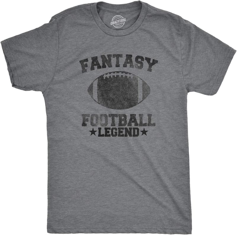 Funny Men's Fantasy Football Legend T-Shirt for Gameday