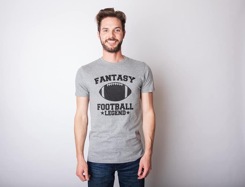 Funny Men's Fantasy Football Legend T-Shirt for Gameday