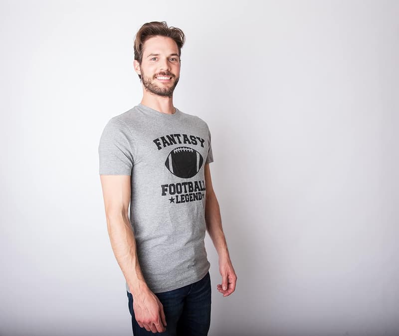 Funny Men's Fantasy Football Legend T-Shirt for Gameday
