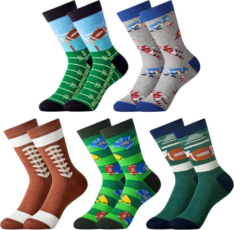 Funny Animal Crew Socks for Boys - Christmas Gift