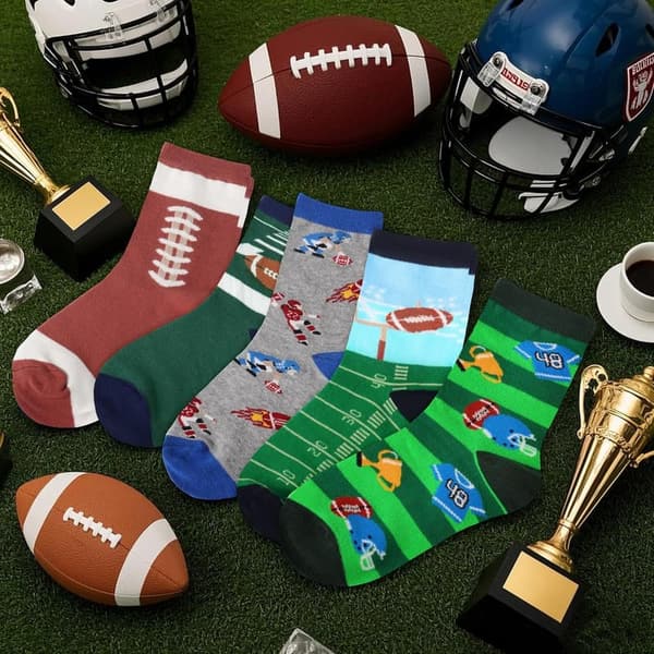 Funny Animal Crew Socks for Boys - Christmas Gift
