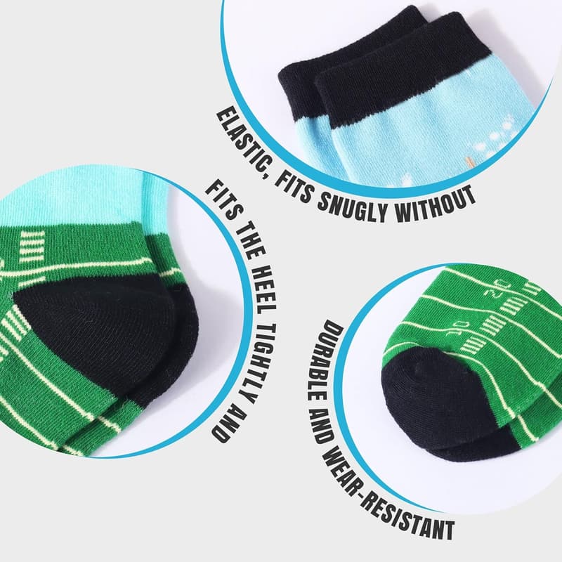 Funny Animal Crew Socks for Boys - Christmas Gift