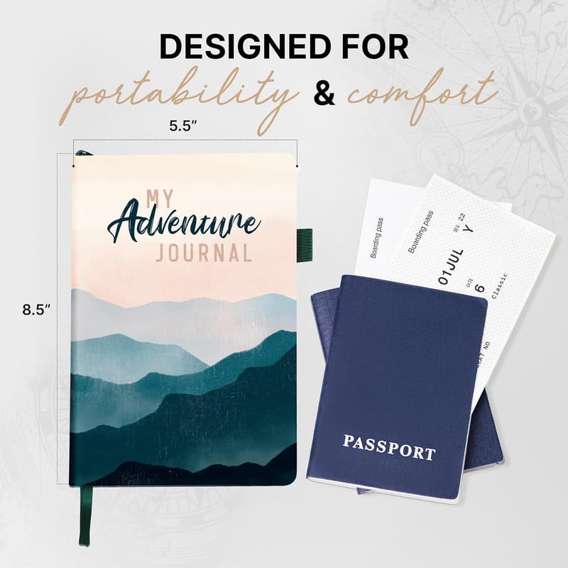 Travel Journal for Women - 3-in-1 Adventure Scrapbook & Planner
