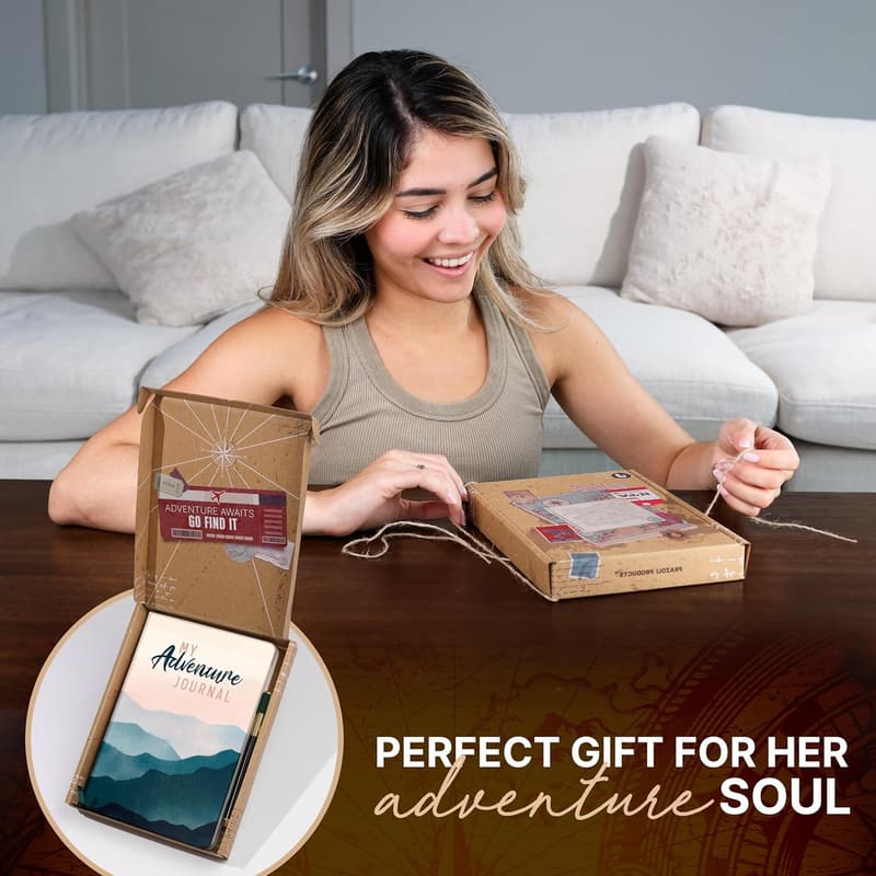 Travel Journal for Women - 3-in-1 Adventure Scrapbook & Planner
