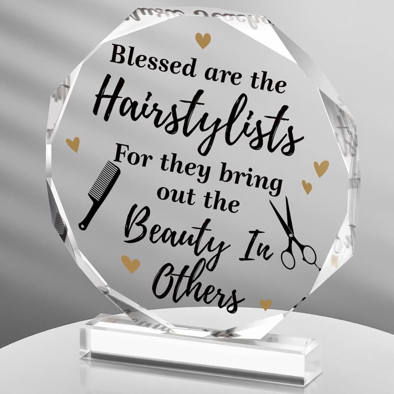 Inspirational Acrylic Desk Sign for Teachers & Graduates