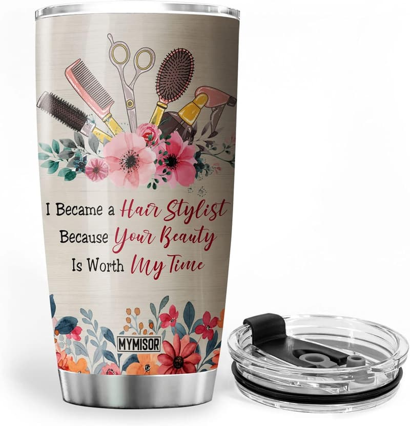 Christian Tumbler for Hair Stylists | 20oz Stainless Steel