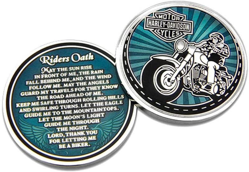 Harley-Davidson Rider's Oath Challenge Coin, 1.75