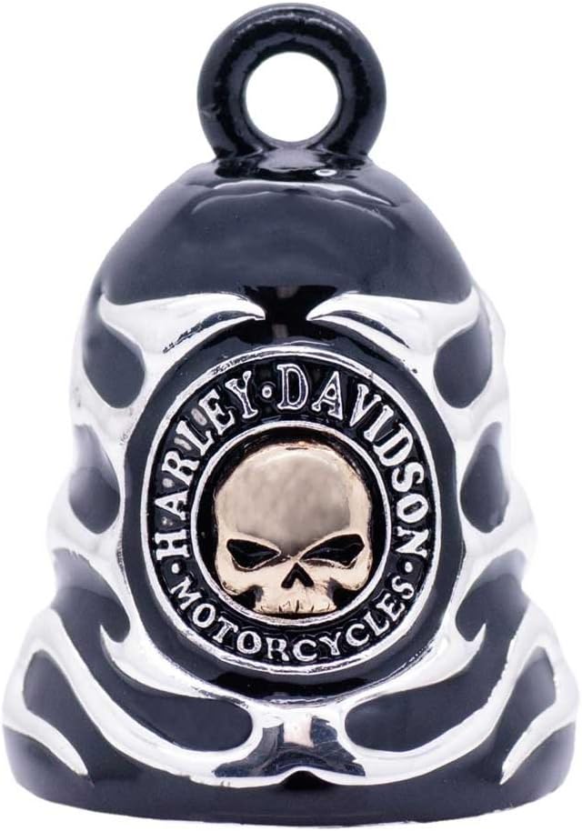 Harley-Davidson Black Sculpted Skull Ride Bell