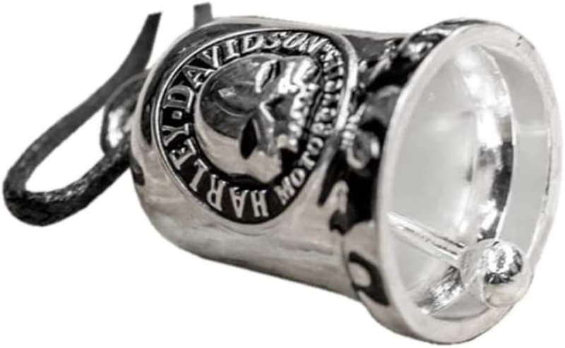 Harley-Davidson Silver Ride Bell with Willie G Skull & Flames