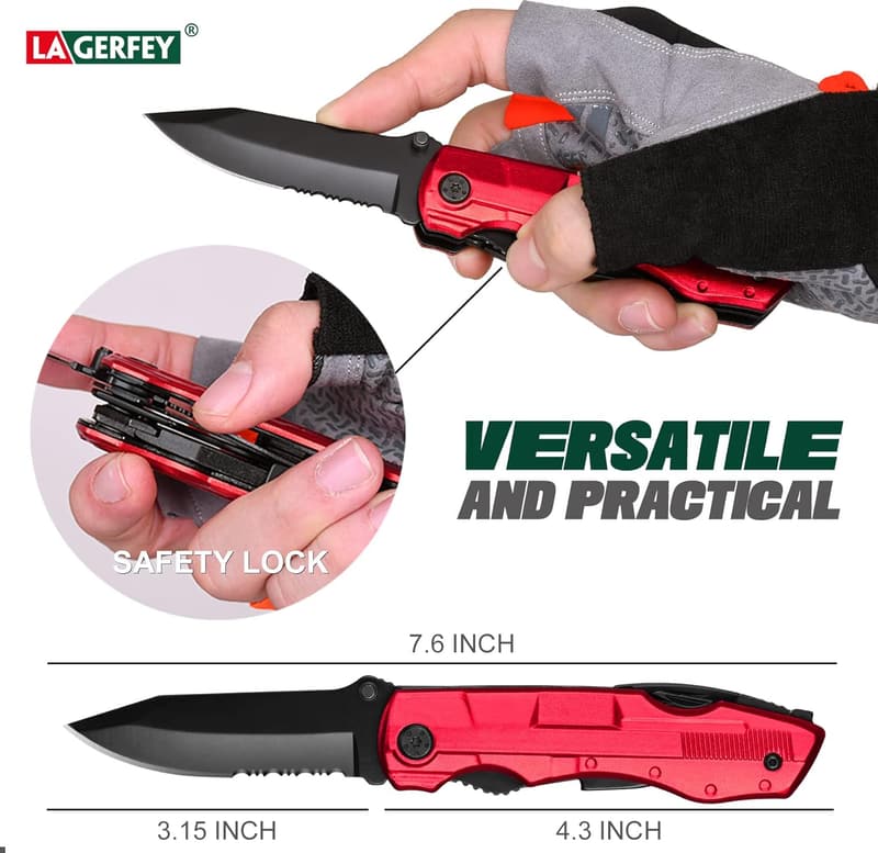 Multitool Pocket Knife - Ideal Gift for Men, Dad, Husband