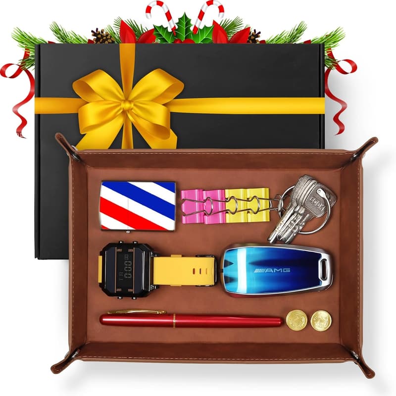 Christmas Valet Tray for Men - Ideal Stocking Stuffer Gift