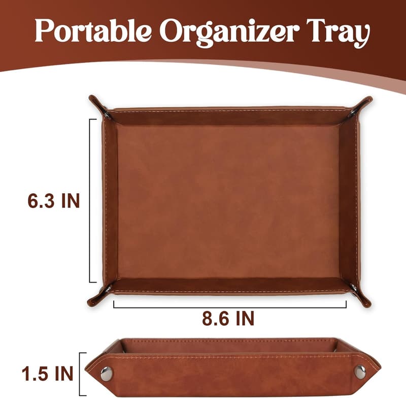 Christmas Valet Tray for Men - Ideal Stocking Stuffer Gift