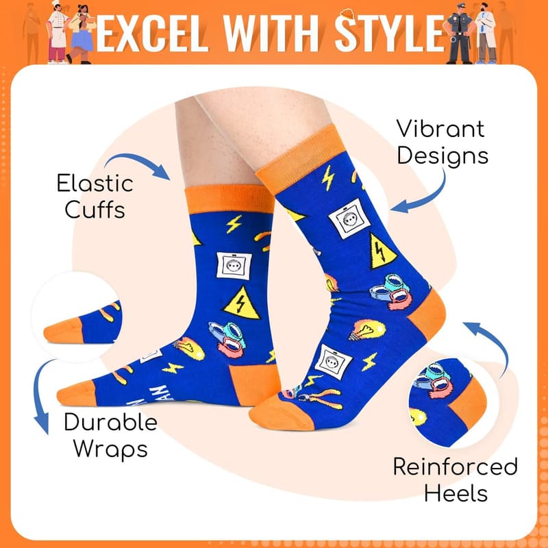 Mechanic & Trainer Socks for Men and Women