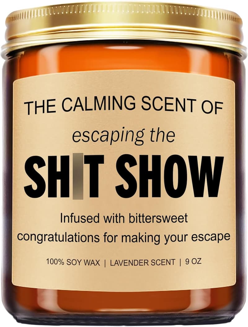 Going Away Candles - Sarcastic Farewell Gifts for Coworkers