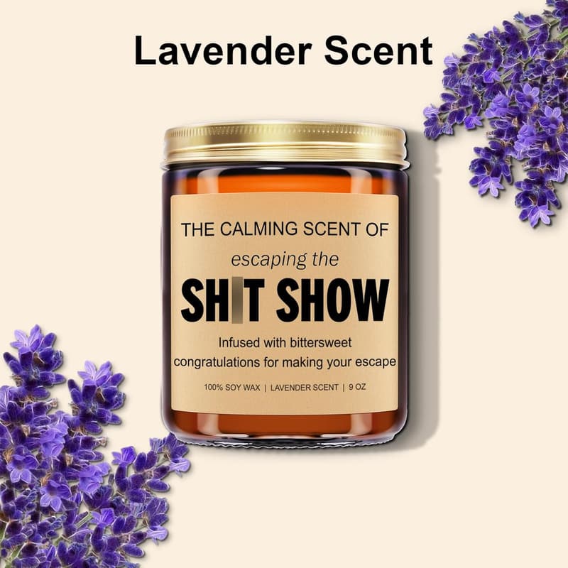 Going Away Candles - Sarcastic Farewell Gifts for Coworkers
