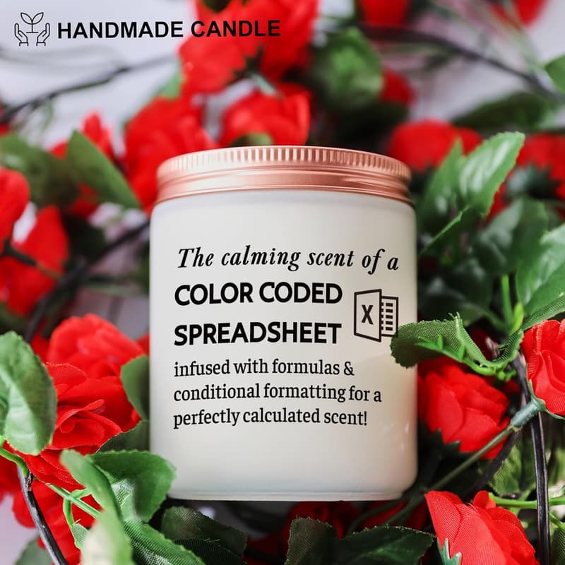 Humorous Lavender Candle for Coworkers and Friends