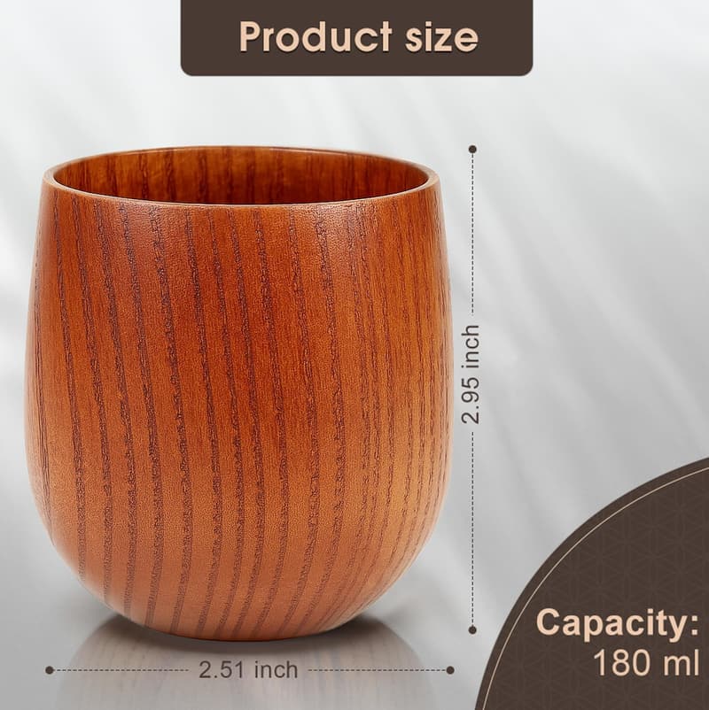 Luxury Handcrafted Bourbon Glass Set - Oak Barrel Design, Set of 2