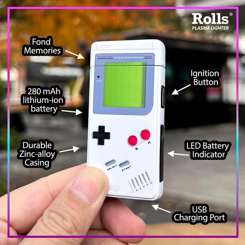 Retro Gamer Electric Lighter - Unique Birthday Gift for Men