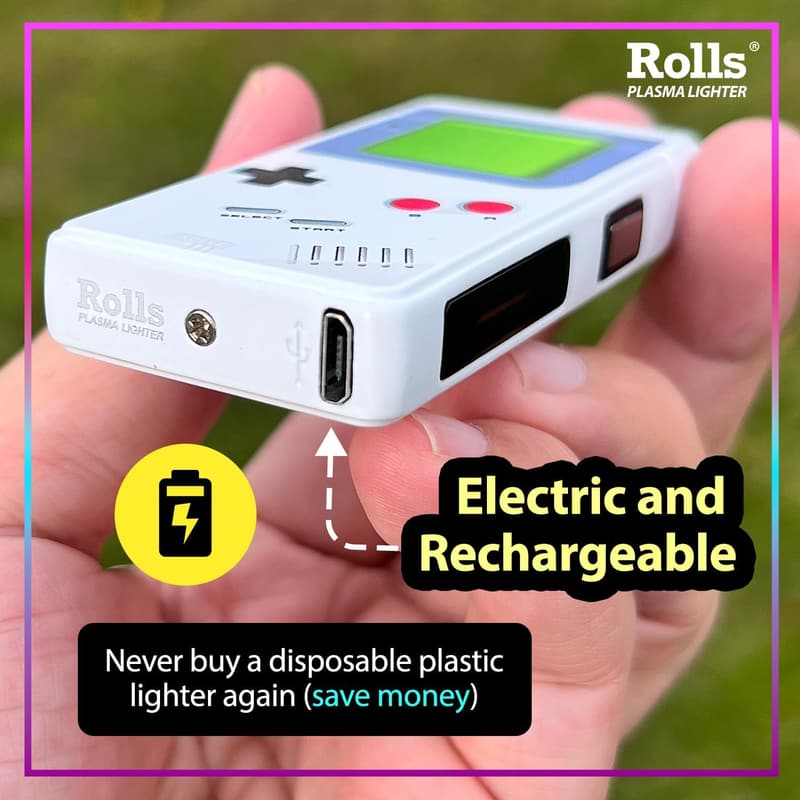 Retro Gamer Electric Lighter - Unique Birthday Gift for Men