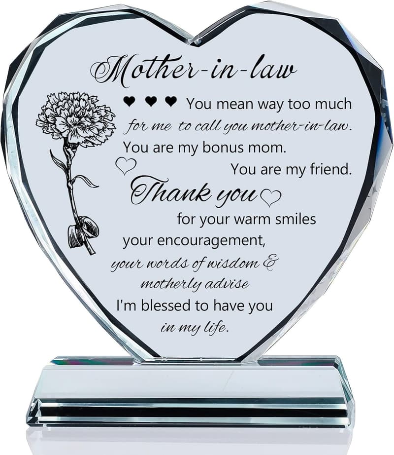 Mother's Day Heart-Shaped Keepsake Gift for Mom