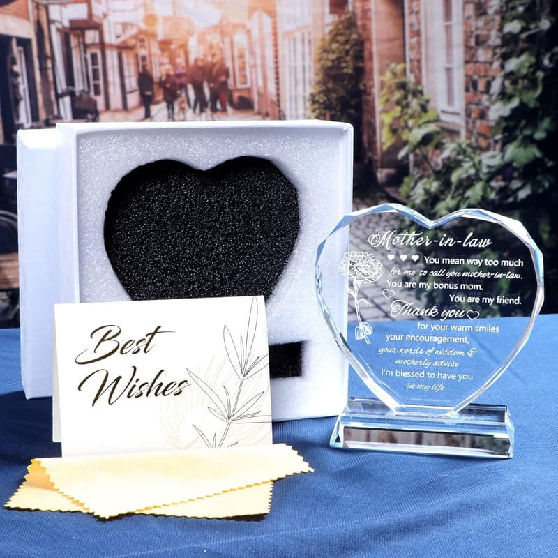 Mother's Day Heart-Shaped Keepsake Gift for Mom