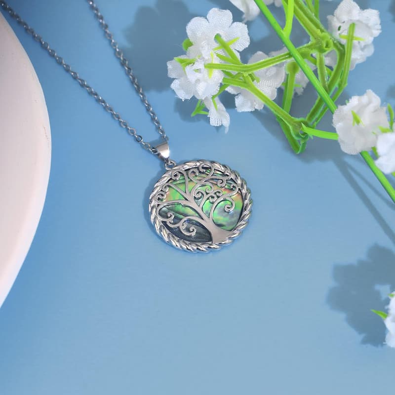 Silver Tree of Life Necklace for Mother-in-Law's Birthday