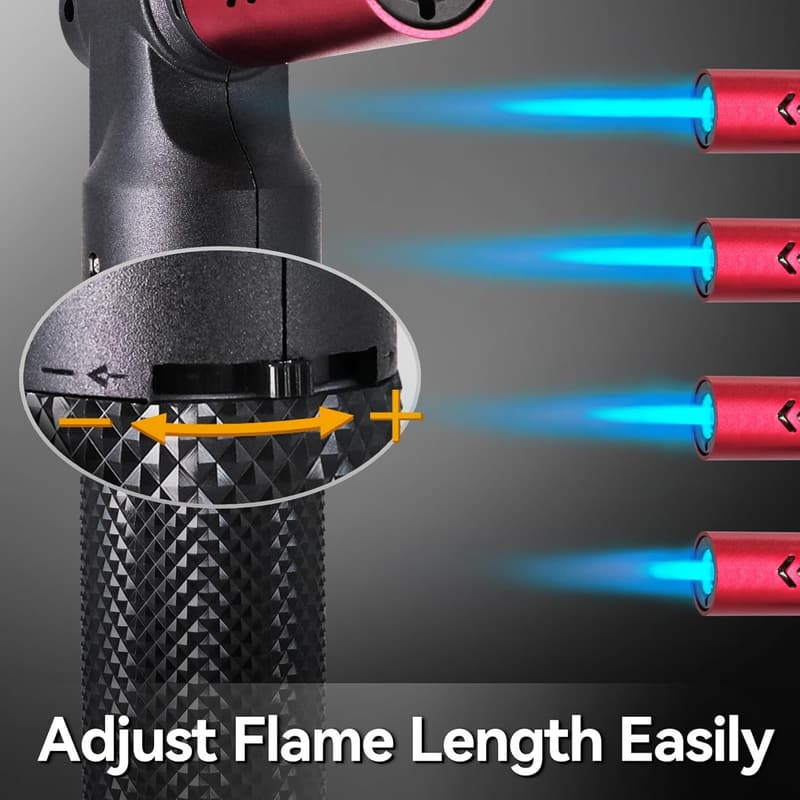 Portable Butane Torch Lighter Set for Camping & Cooking