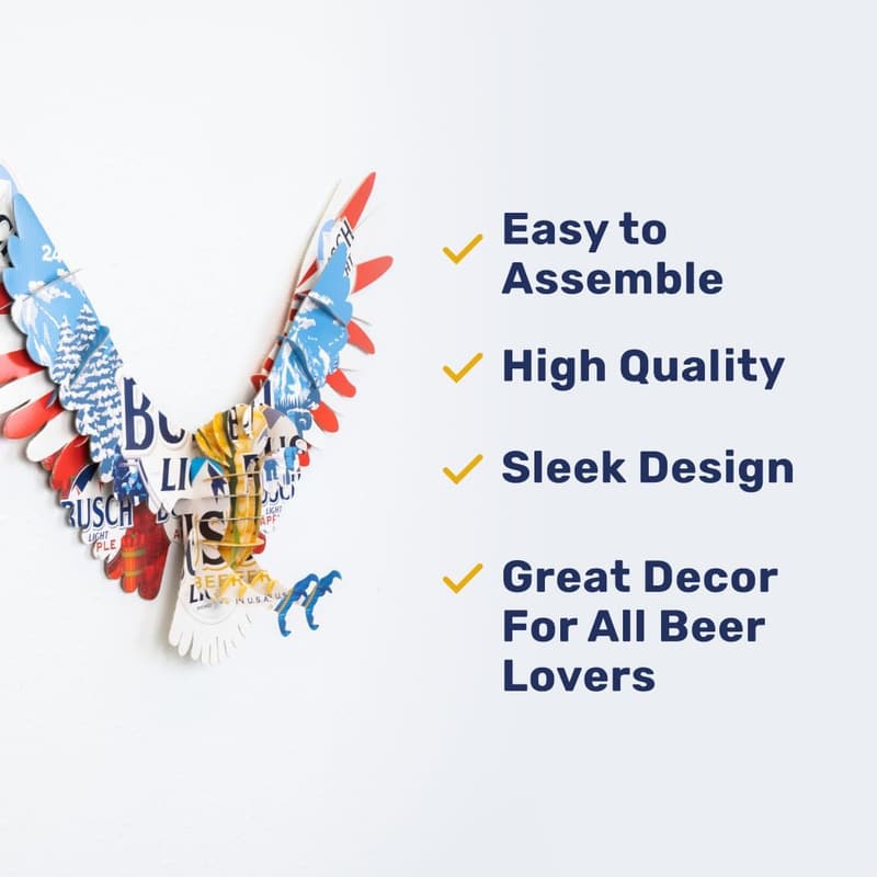 Man Cave Wall Mount - Durable Cardboard Decor for Beer Lovers
