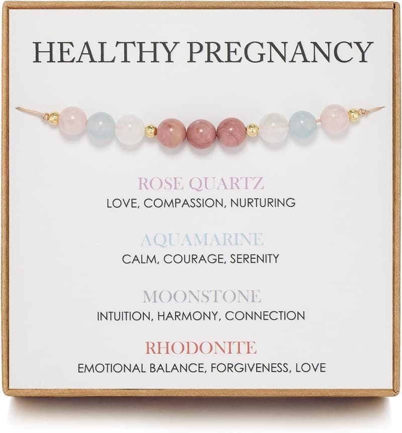 Moonstone Hope Bracelet for First-Time Moms