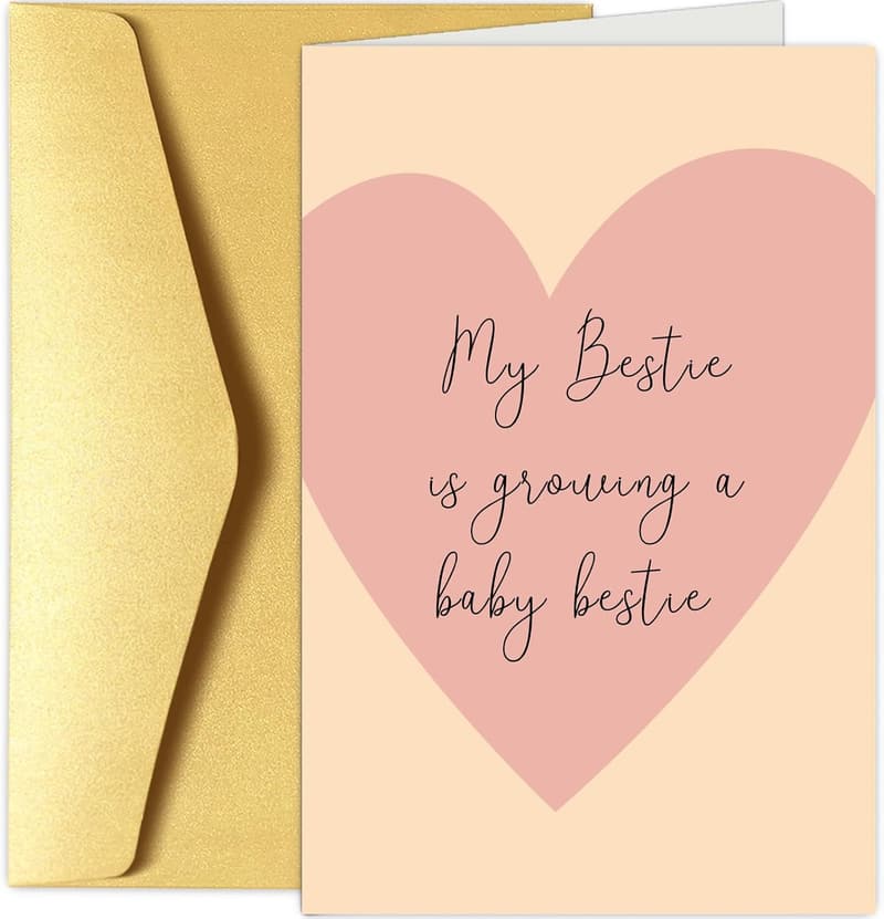 Pregnancy Congratulations Card for Best Friends
