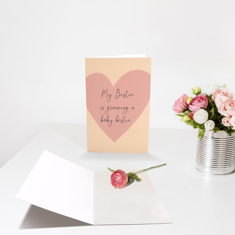 Pregnancy Congratulations Card for Best Friends