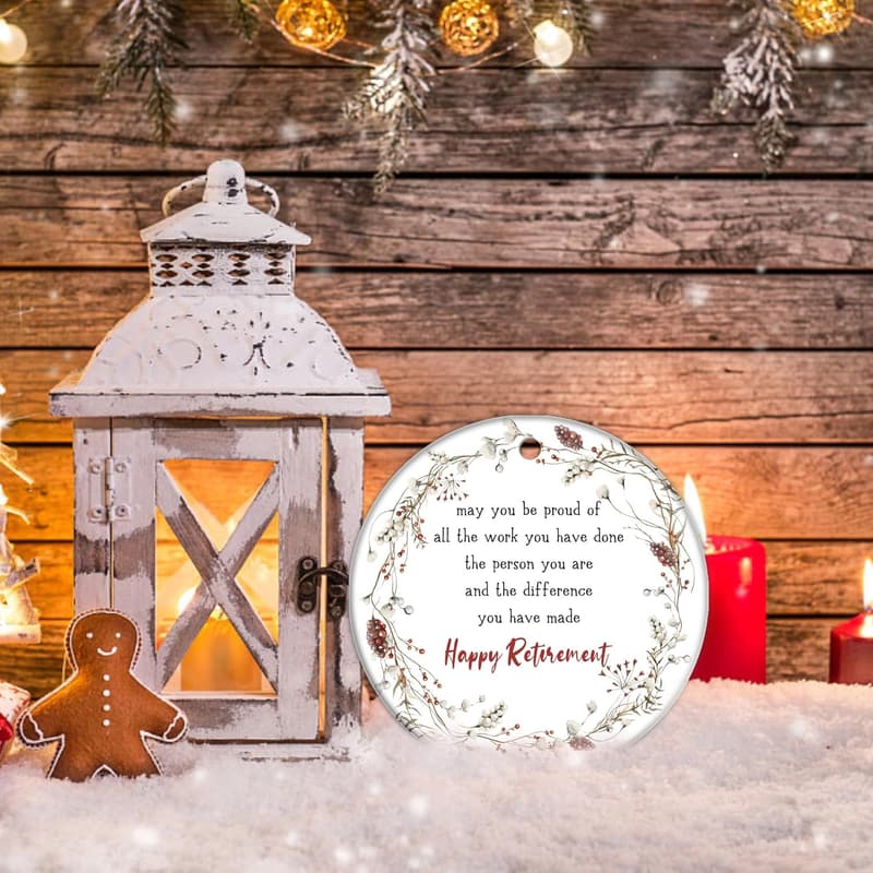 Retirement Gifts: Funny Ceramic Ornaments for Men & Women