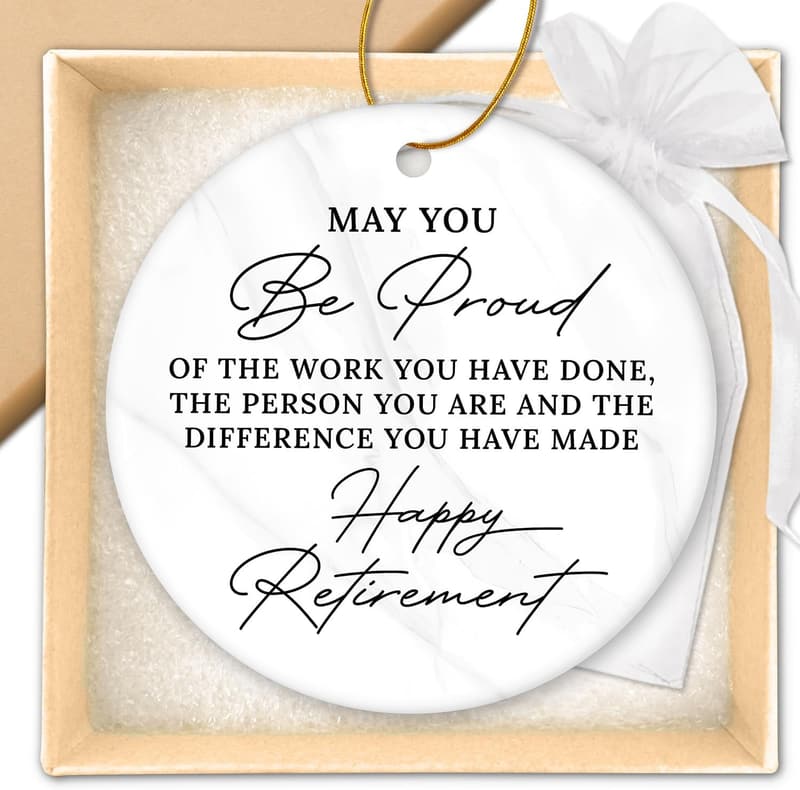 2025 Retirement Ornament - Gift for Coworkers and Bosses