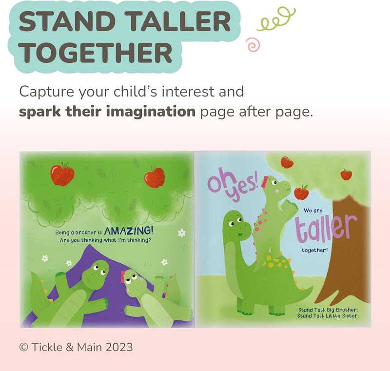 Big Brother Dinosaur Gift Set with Storybook for Boys