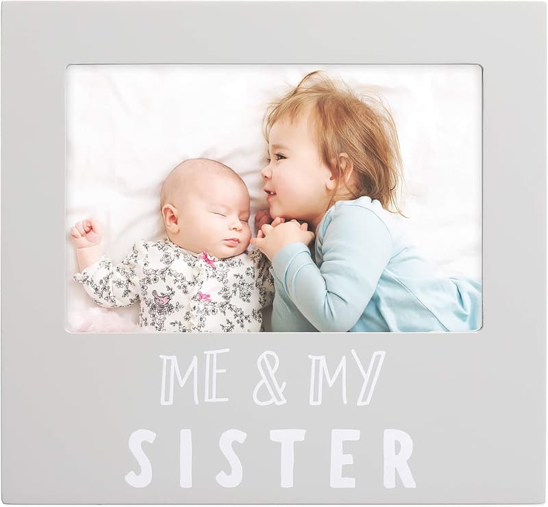 Sister Photo Frame – Gray Sentiment Gift for Siblings