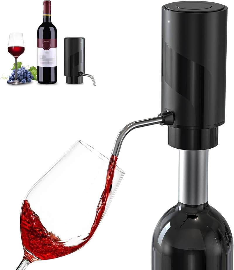 Automatic Electric Wine Aerator & Dispenser - USB Rechargeable