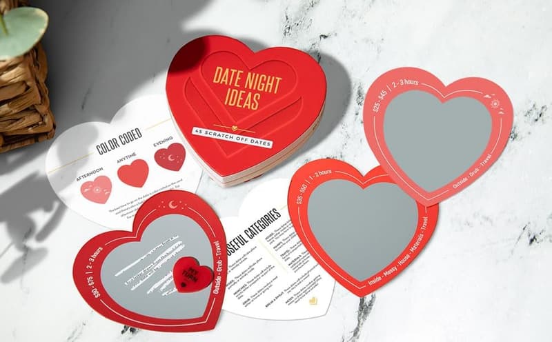 Date Night Scratch-Off Ideas - Romantic Gift for Couples