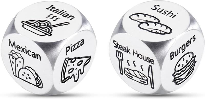Date Night Food Dice for Couples - Fun Gift for Any Occasion
