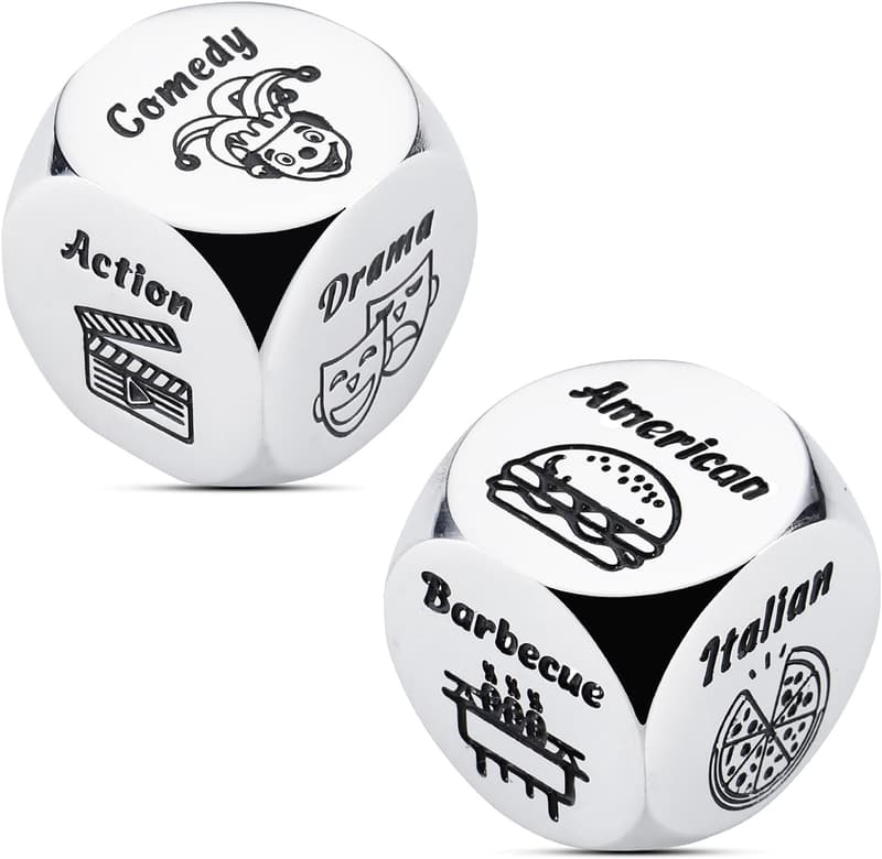 6th Anniversary Iron Dice Gift for Couples