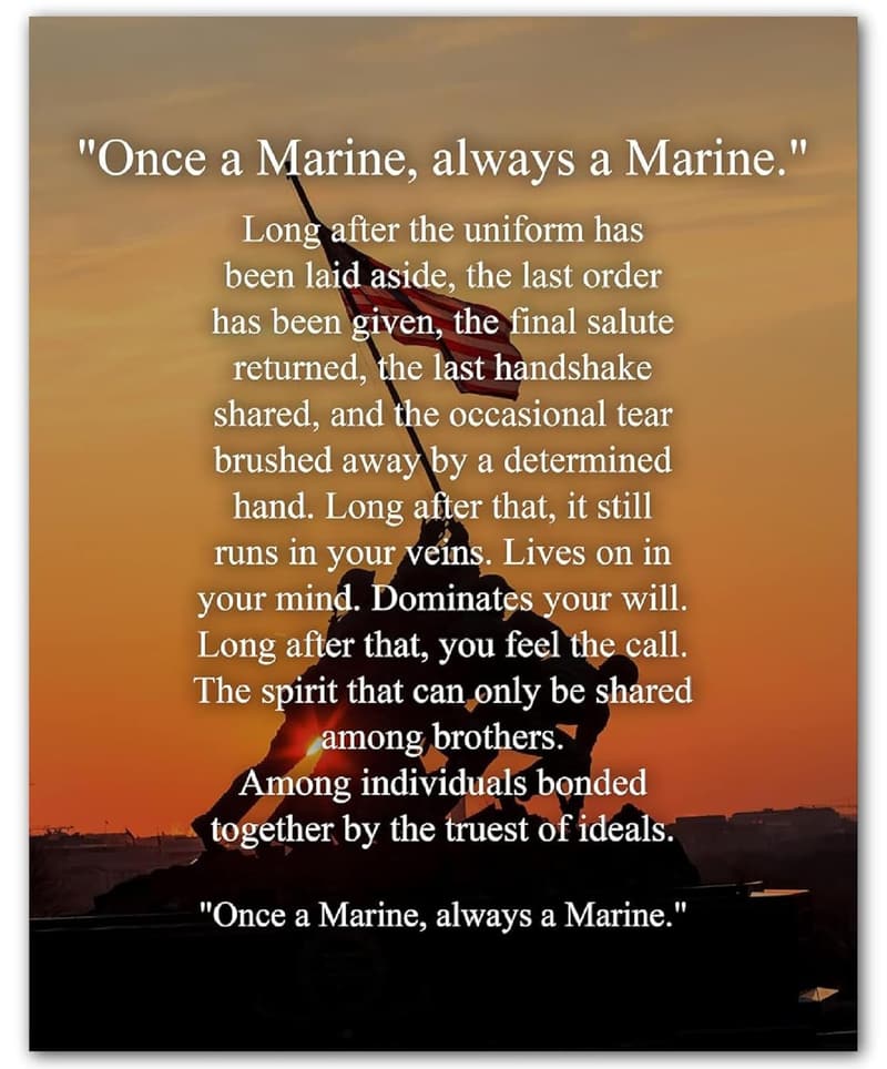 Patriotic Military Wall Art Print – 