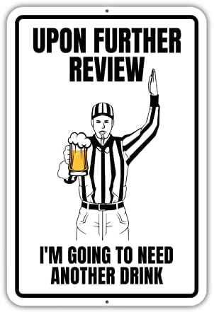 Funny Metal Football Sign for Man Cave Decor