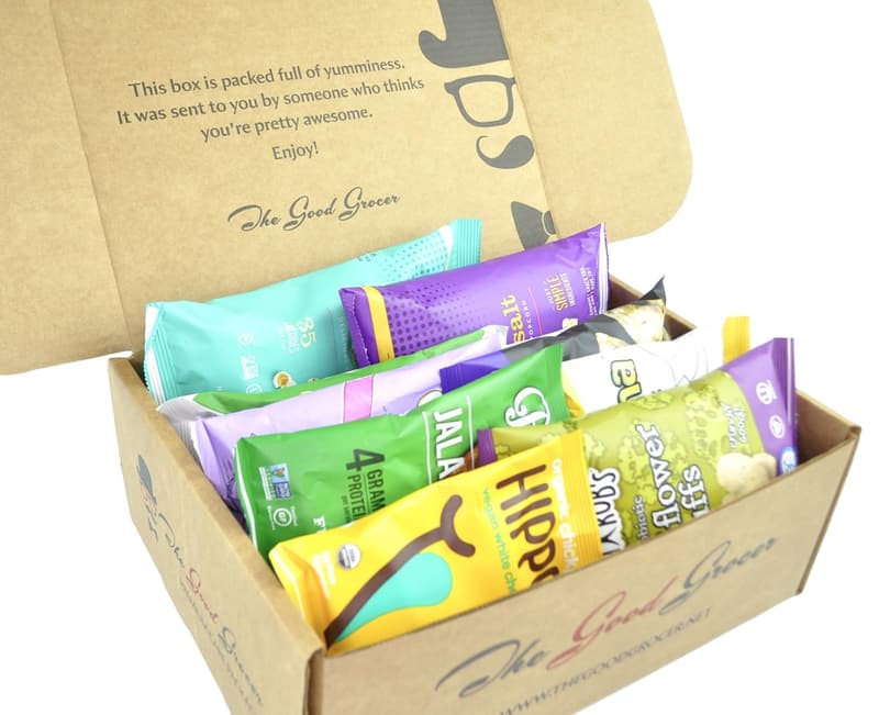 Vegan Snack Care Package: Healthy Variety Pack for Students