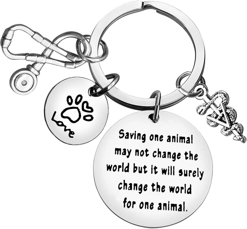 Veterinary Technician Appreciation Keychain Gift