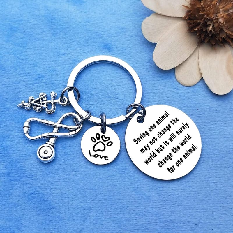 Veterinary Technician Appreciation Keychain Gift