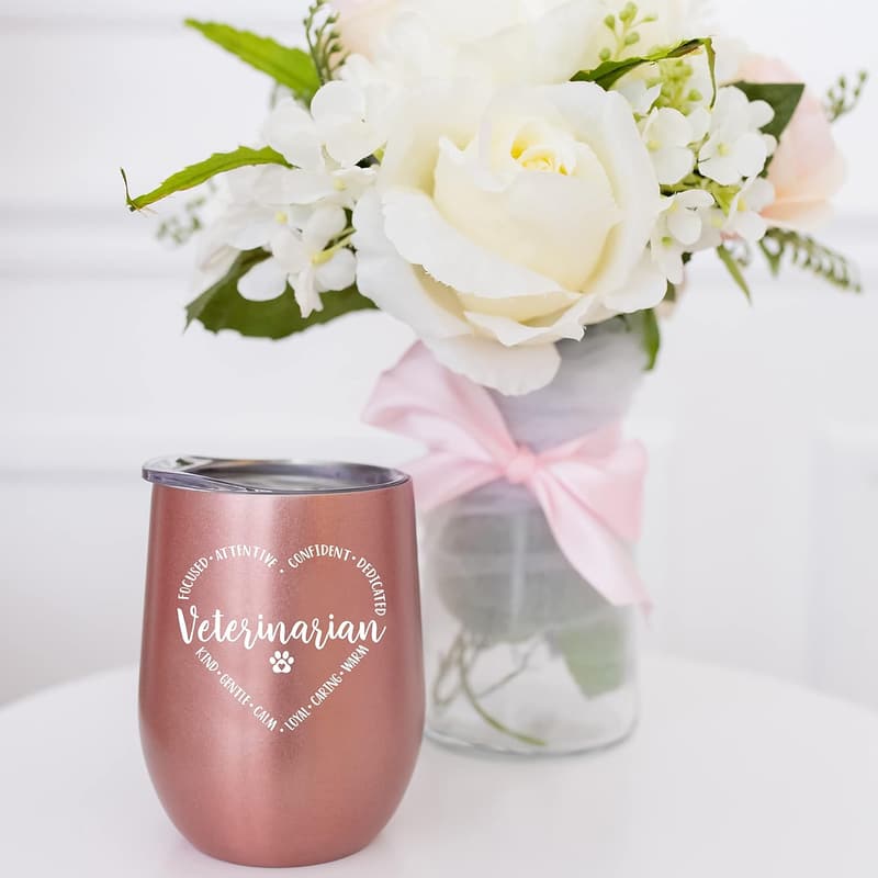 Veterinarian Graduation Tumbler - 12oz Coffee Mug for Women